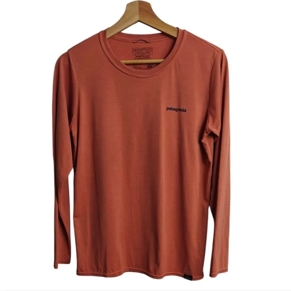 Patagonia Women's Peach Long Sleeve Top Size S - Picture 4 of 10